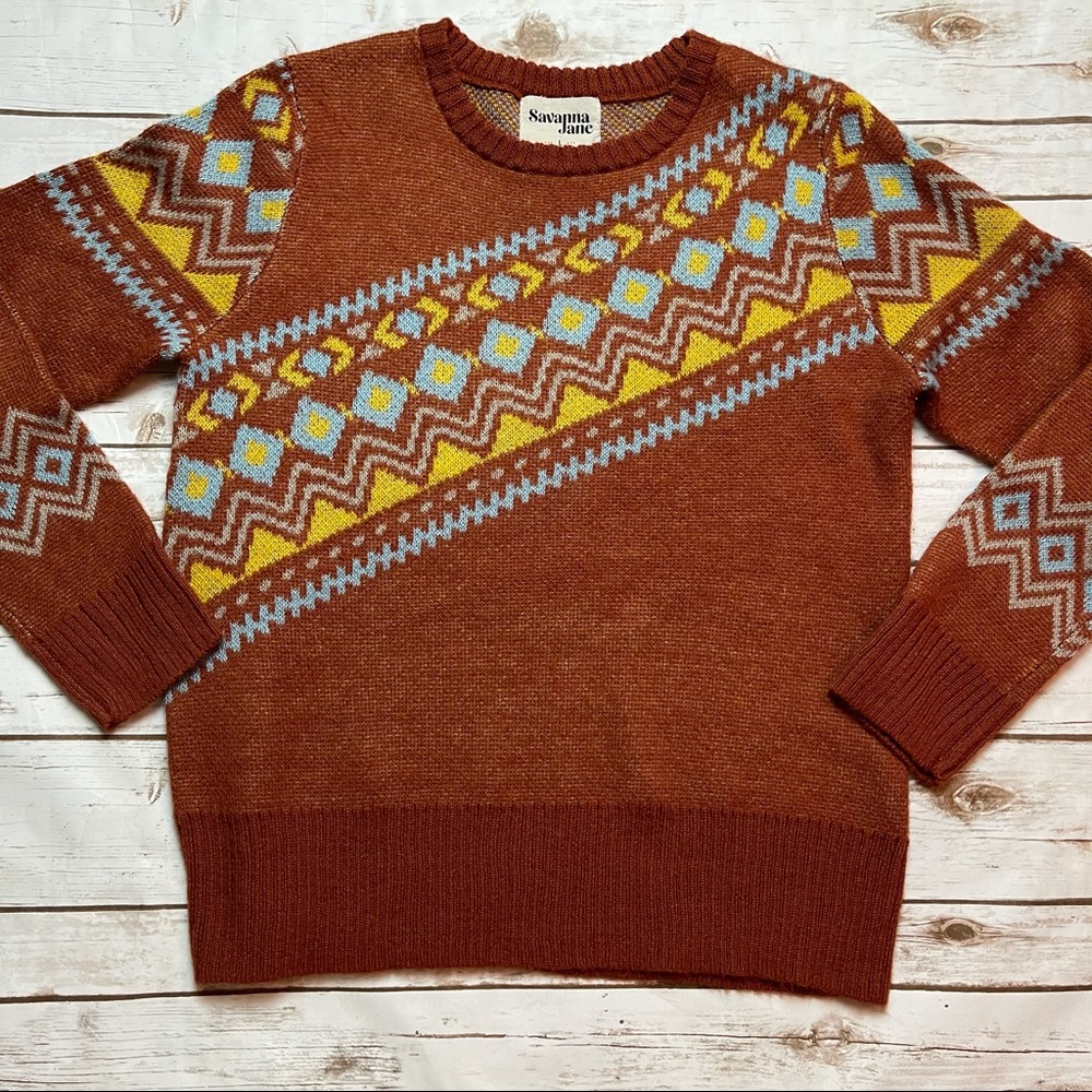Savanna Jane Orange Sweater